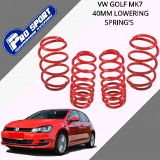 ProSport 40mm Lowering Springs for VW Golf Mk7 UK Seller